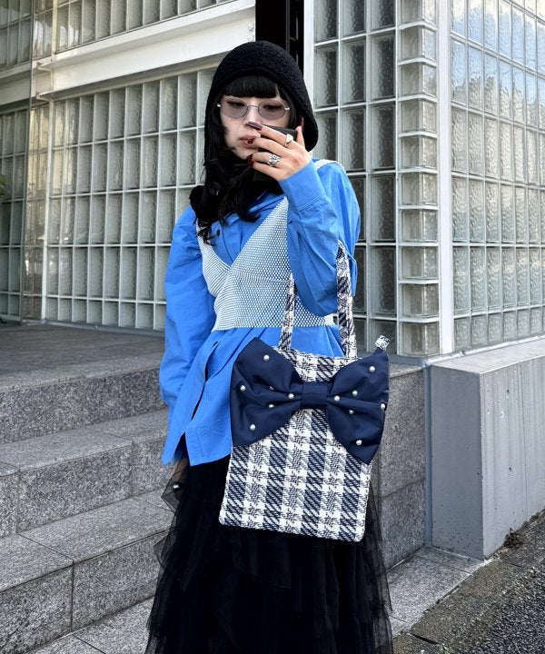 チェックリボンバッグ | AS KNOW AS オンラインショップ
