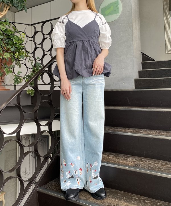 ペタペタワンニャンデニム | AS KNOW AS オンラインショップ