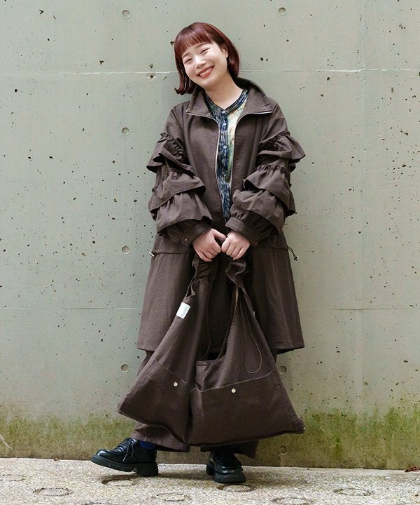 フリルフリルロングコート | AS KNOW AS オンラインショップ