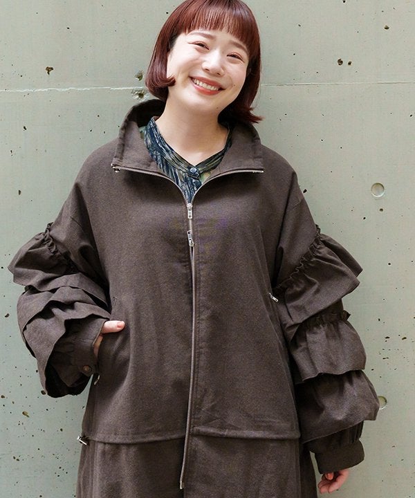 フリルフリルロングコート | AS KNOW AS オンラインショップ