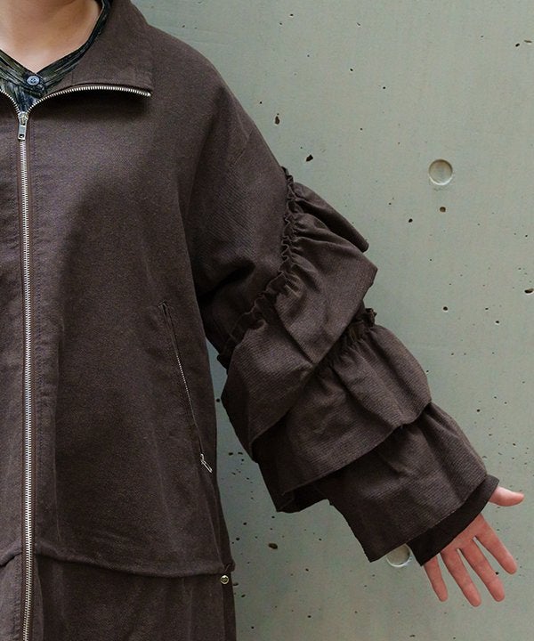 フリルフリルロングコート | AS KNOW AS オンラインショップ