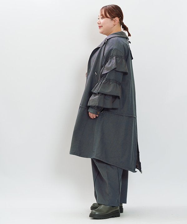 フリルフリルロングコート | AS KNOW AS オンラインショップ