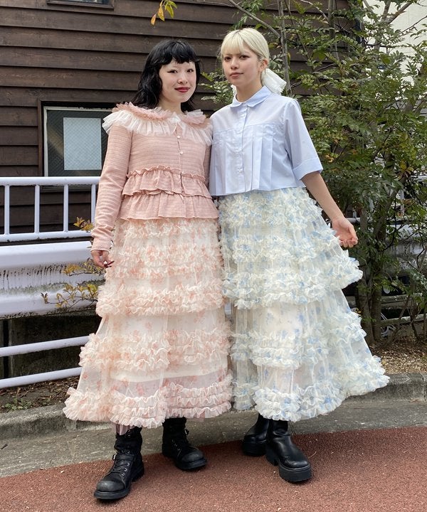 pinkparksフリルスカート美品 華やぎフリルSK | AS KNOW AS オンラインショップ