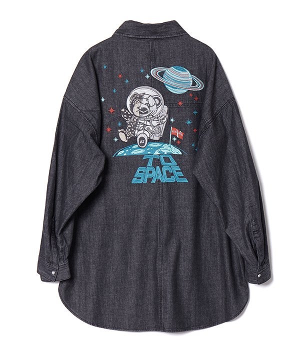 宇宙ベアロイドデニムSH | AS KNOW AS オンラインショップ
