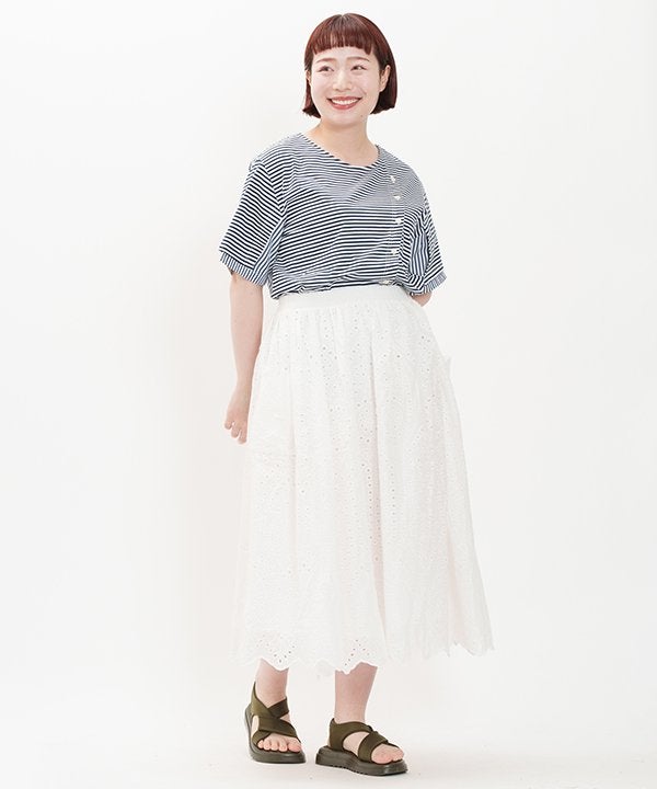 スカラ刺繍贅沢SK | AS KNOW AS オンラインショップ