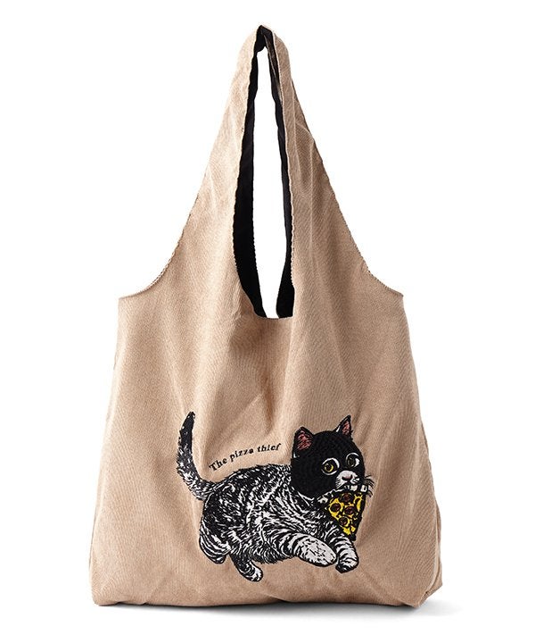 猫バリコーデュ刺繍トート | AS KNOW AS オンラインショップ