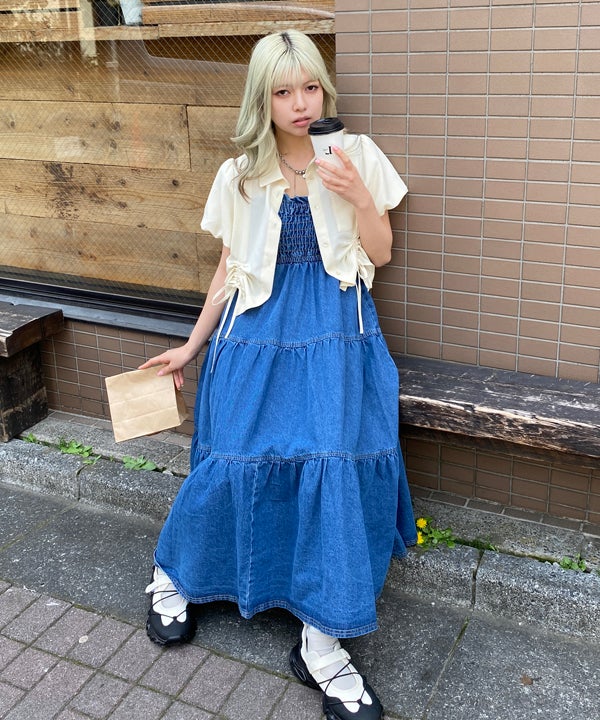 LITMUS 古着　スパンコール　ビーズ　キャミワンピース FREAK'S STORE（フリークスストア） ワンピース インド スパンコール