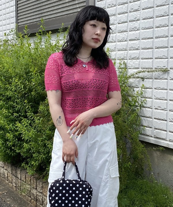 あずき様　トップス　pink ニット | アズノゥアズ レディース服のファッション通販サイト