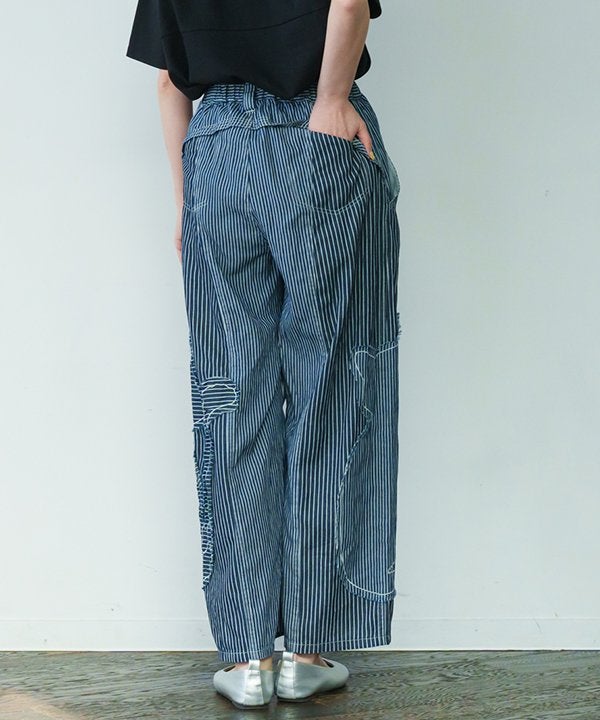 ヴィンテージショップねこぢる印度出品 B&Yパンツ ネコ探しのヒッコリーPT | AS KNOW AS オンラインショップ