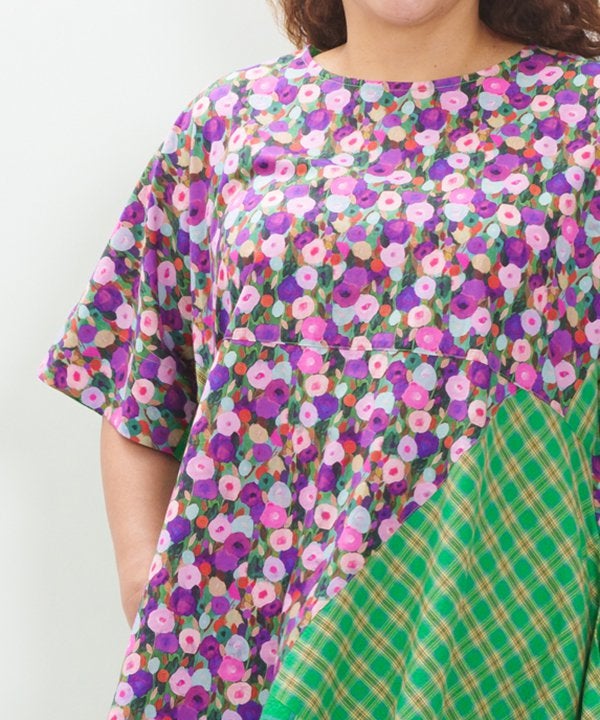 美品／as know as olaca オオラカ　花柄　パッチワークワンピース as know as olacaってどんなブランド？年齢層やサイズ展開、評判