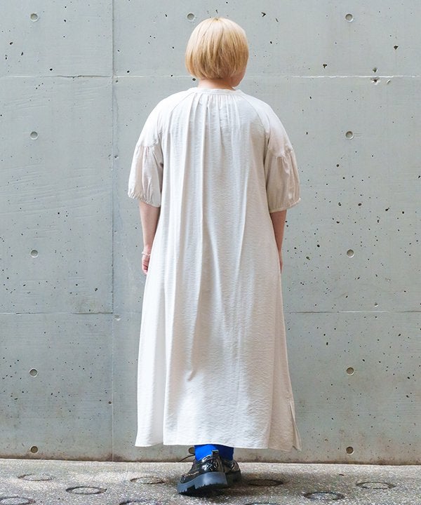極美品✨️アズノゥアズオオラカ　優雅なギャザーＯＰ　大きいサイズ　5　ブルー 着心地冷たく心は温かOP | AS KNOW AS オンラインショップ
