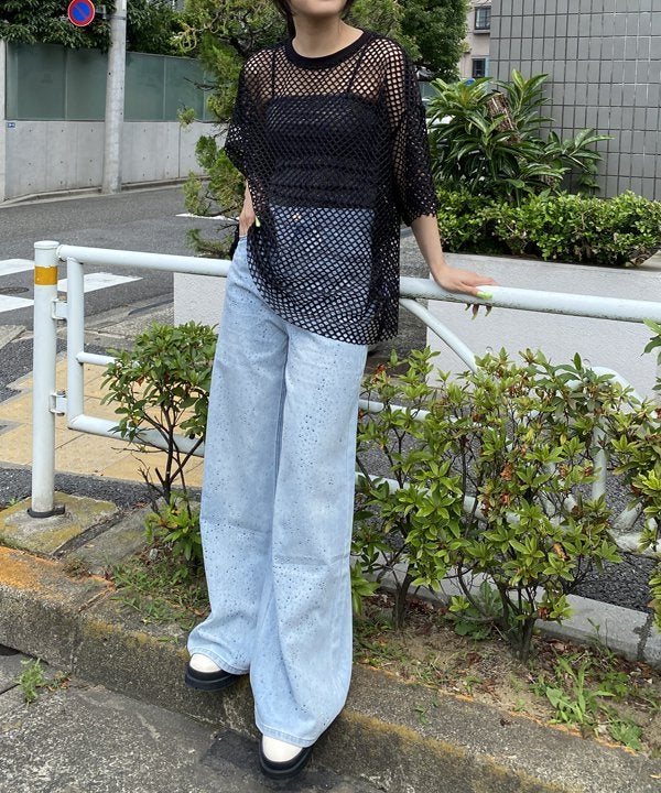 メッシュオーバーサイズT | AS KNOW AS オンラインショップ