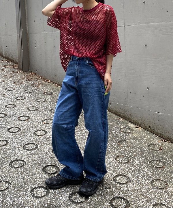 メッシュオーバーサイズT | AS KNOW AS オンラインショップ