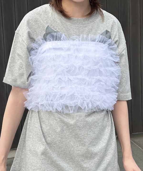 【未使用品タグ付き】GIVENCHY トップス　チュールレースビーズ付き　XS 足し算のチュールビスチェ | AS KNOW AS オンラインショップ