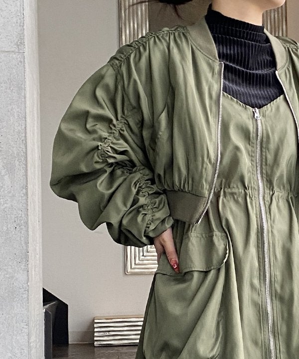 【今期大注目！】短丈！90s vintage MA-1 Lノームコア カーキ 1軍のショートMA－1 | AS KNOW AS オンラインショップ