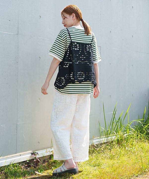 レース的刺繍キャミ | AS KNOW AS オンラインショップ
