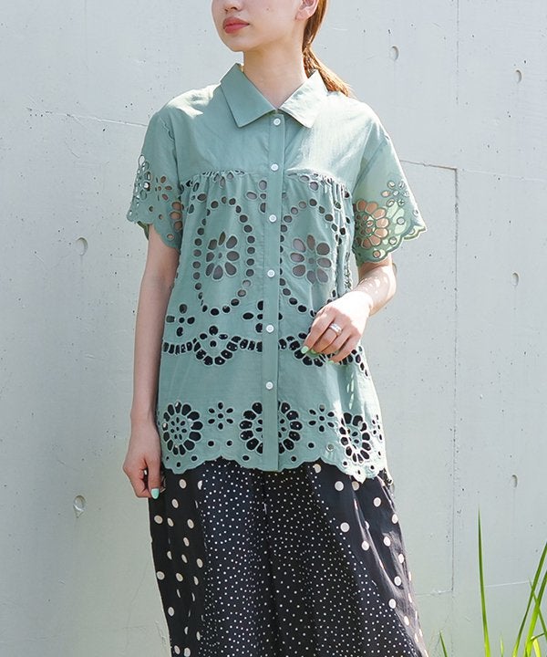 レース的刺繍SH | AS KNOW AS オンラインショップ