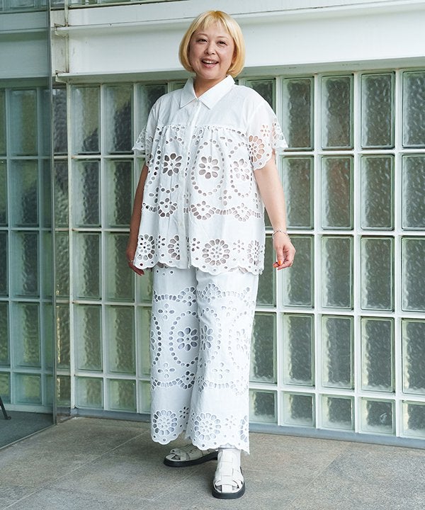 レース的刺繍とストラPT | AS KNOW AS オンラインショップ