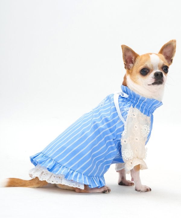犬　ペット　洋服　asknowasdewan フラワー刺繍チュニック　1号 フラワー刺繍チュニック | AS KNOW AS オンラインショップ