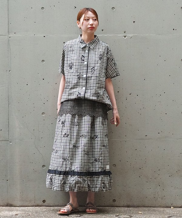 野花の押し花刺繍SH | AS KNOW AS オンラインショップ