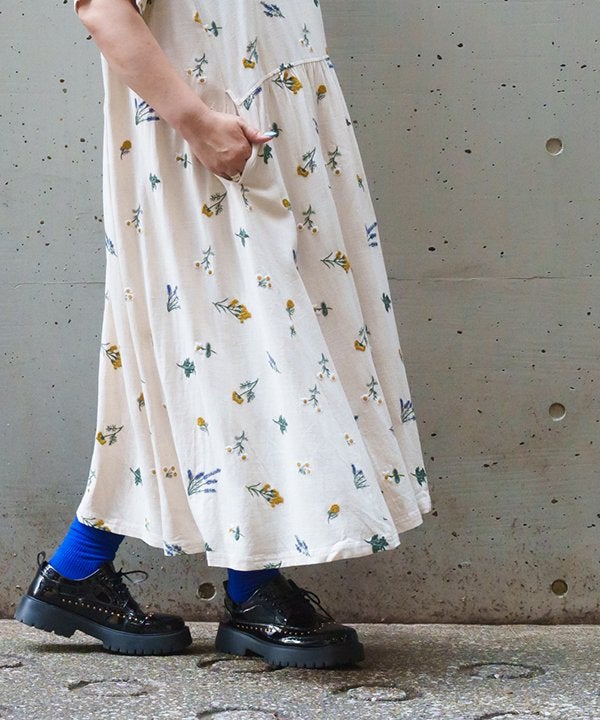 ワイルドフラワー刺繍OP | AS KNOW AS オンラインショップ