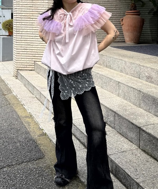 スカラップ刺繍サッシュ | AS KNOW AS オンラインショップ