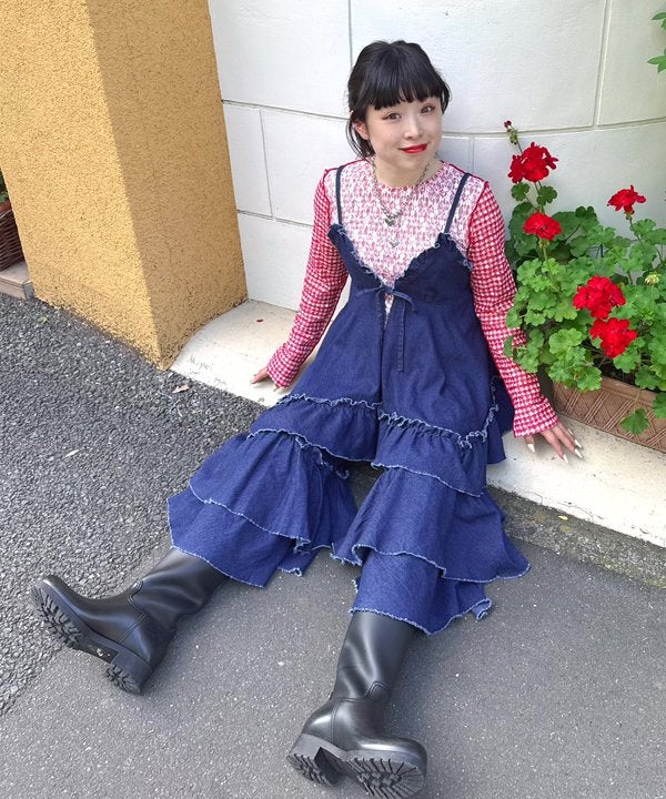 saa__　パンツ デニフリフリPT | AS KNOW AS オンラインショップ