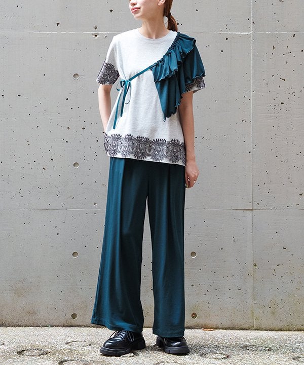 NO.S PROJECT アステリアパンツ グレー エヴリDエスパンDパンツ | AS KNOW AS オンラインショップ