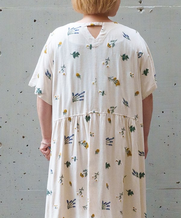 ワイルドフラワー刺繍OP | AS KNOW AS オンラインショップ