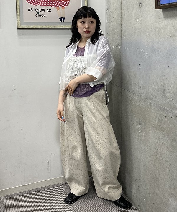 ドロスト絞ってワイドSH | AS KNOW AS オンラインショップ