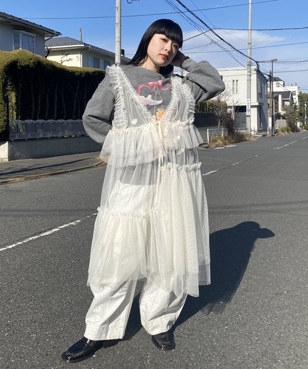 重なりまくりチュールOP | AS KNOW AS オンラインショップ