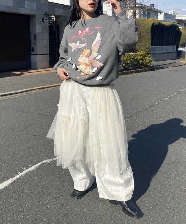 重なりまくりチュールOP | AS KNOW AS オンラインショップ
