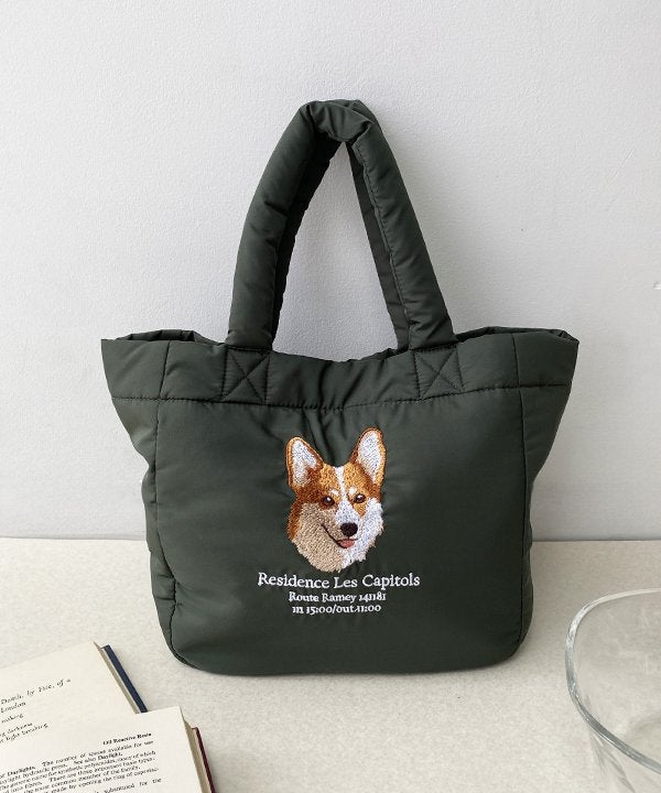アニマル刺繍パフトート | AS KNOW AS オンラインショップ